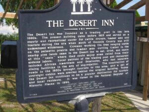 Historic marker The Desert Inn historic marker