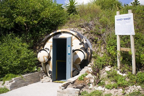 John F. Kennedy bunker in Peanut Island, Palm Beach, Florida
