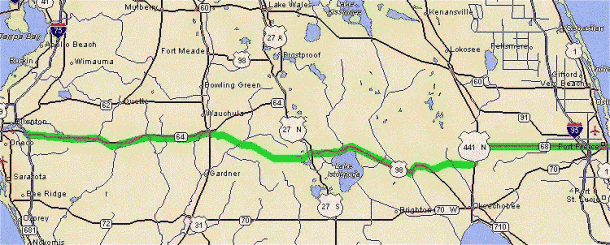 Cracker Trail map courtesy of CrackerTrail.org