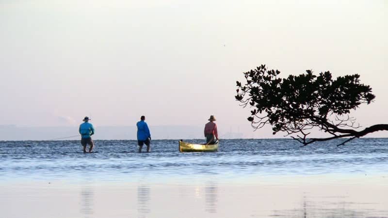 Fishing in Tampa Bay at E.G. Simmons County Park