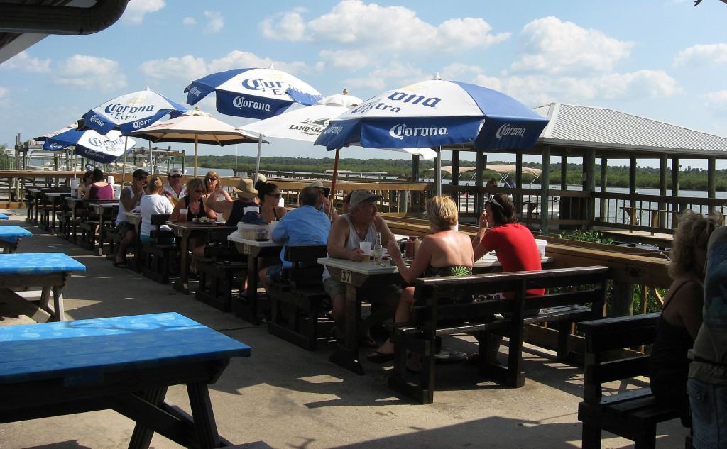 14 things to do while visiting Daytona Beach 10 Outside deck at JB's Fish Camp in Bethune Beach