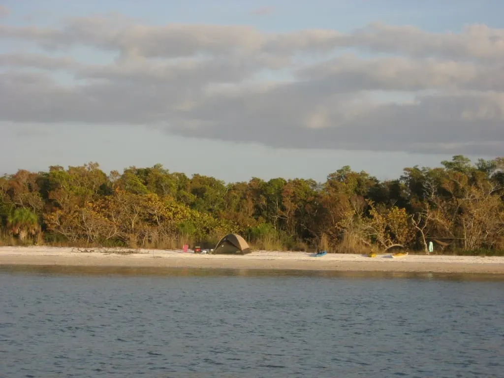 The beach at Panther Key