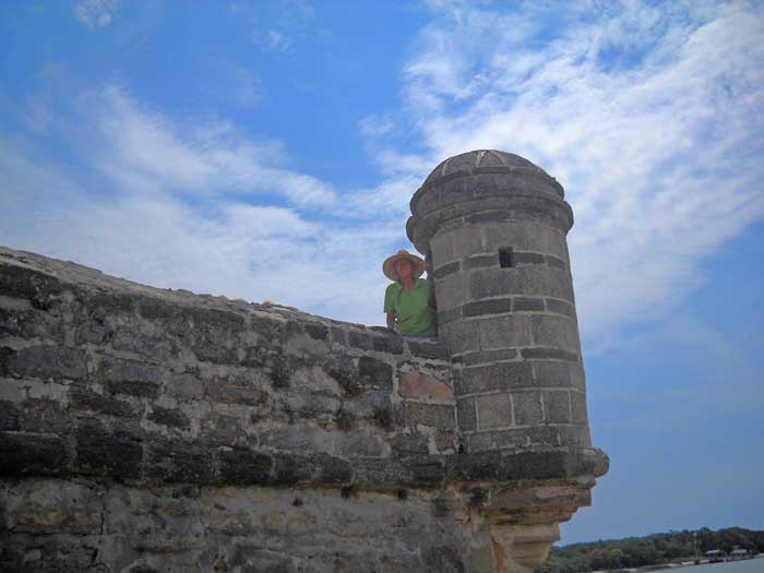 Free things to do in Florida: Fort Matanzas is built of coquina, like Castillo San Marco in St. Augustine.