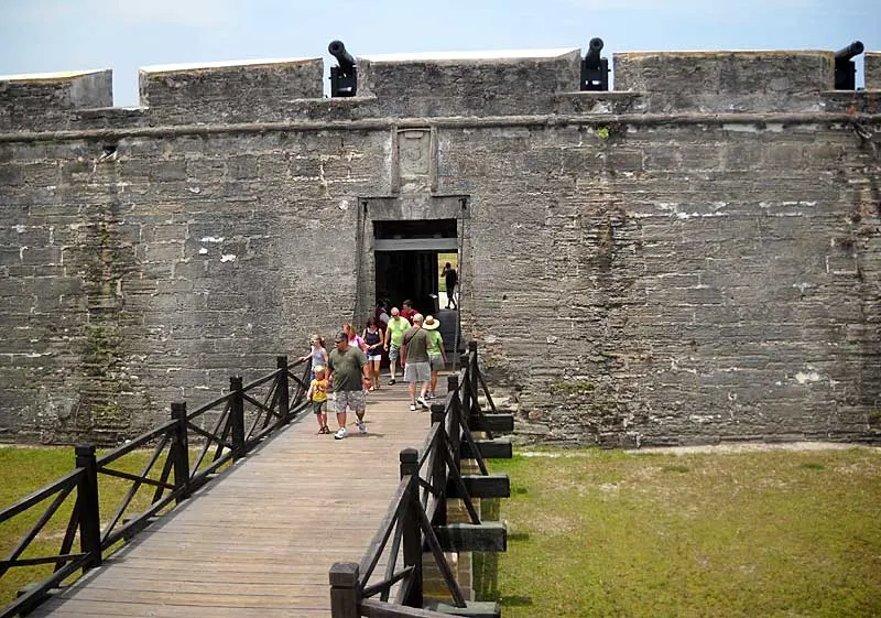 Castillo de San Marcos, St. Augustine fort entrance