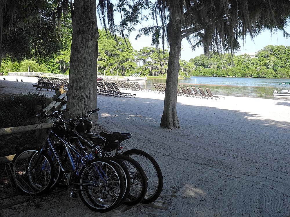 Fort Wilderness a magical Disney camping experience 4 The beach on Bay Lake at Fort Wilderness