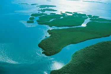 Aerial photo of the Lower Keys