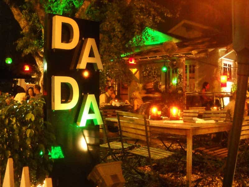 Things to do in Delray Beach: The Dada Cafe is a popular restaurant and live music venue built into a 1924 cottage. (Photo: Bonnie Gross)