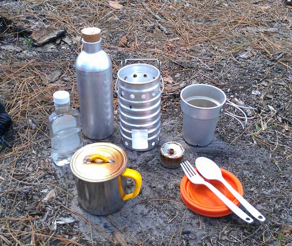 Cooking gear for backpacking