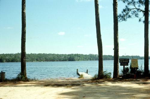Boat launch at Florida's Rocky Bayou State Park
