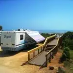 rv gamble rogers campsite boardwalk Coming to Florida in your RV? Take a break after crossing the state line