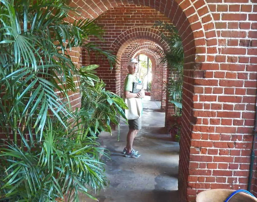 Free things to do in Key West: When you visit the West Martello Tower, home of the Key West Garden Club's Botanical Garden, you feel like you've stumbled on a lost ruined city in a jungle. (Photo: David Blasco)