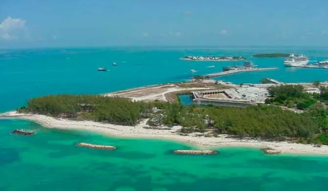 Fort Zachary Taylor in Key West: a Civil War-era fort and a great beach, all for $6 per car admission. (Photo courtesy Florida State Parks)