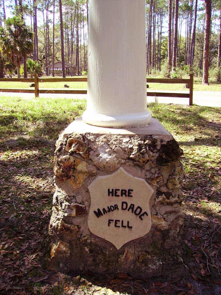 Best historic places in Florida: #4: Marker in peaceful Dade Battlefield Historic State Park. (Photo: Bonnie Gross)