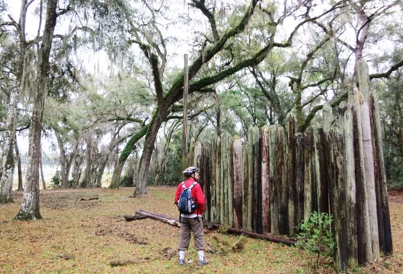 Fort Cooper State Park is an interesting place to explore along the Withlacoochee State Trail.