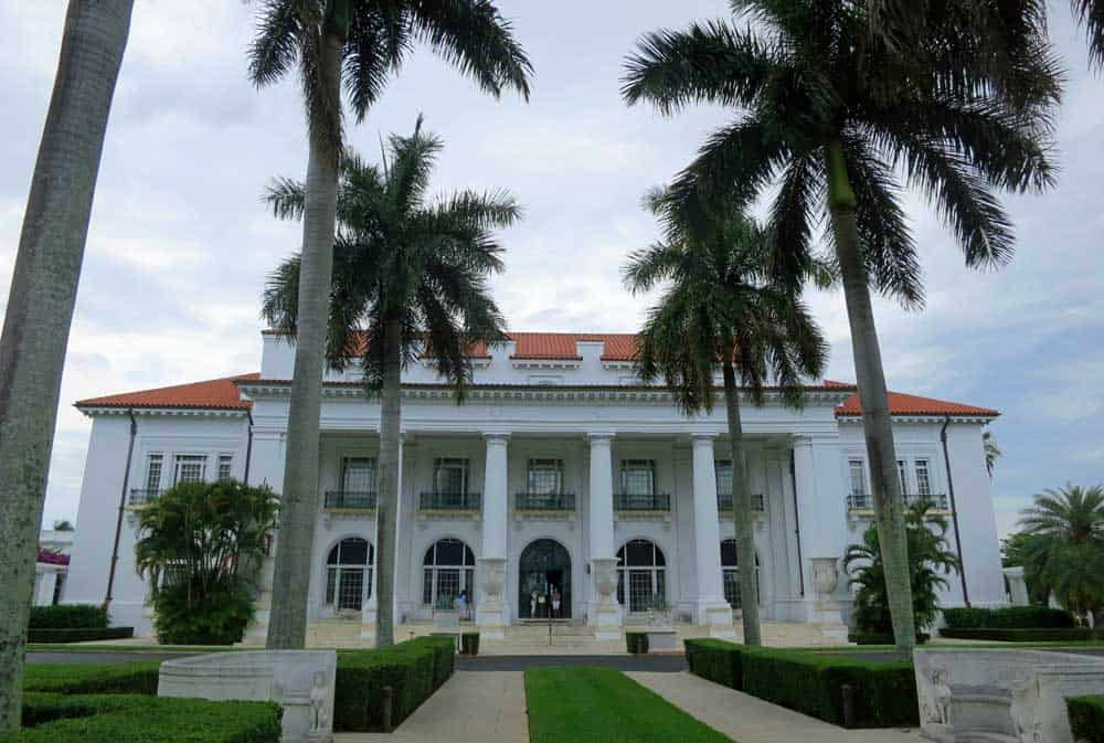 The Flagler Mansion, Whitehall, in Palm Beach. island