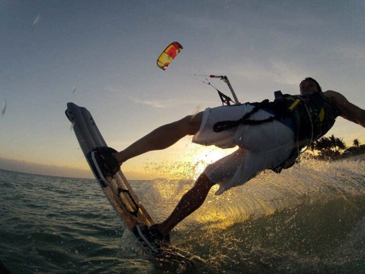 Best beaches in the Florida Keys and Key West 5 Kite-boarding at Curry Hammock State Park near Marathon