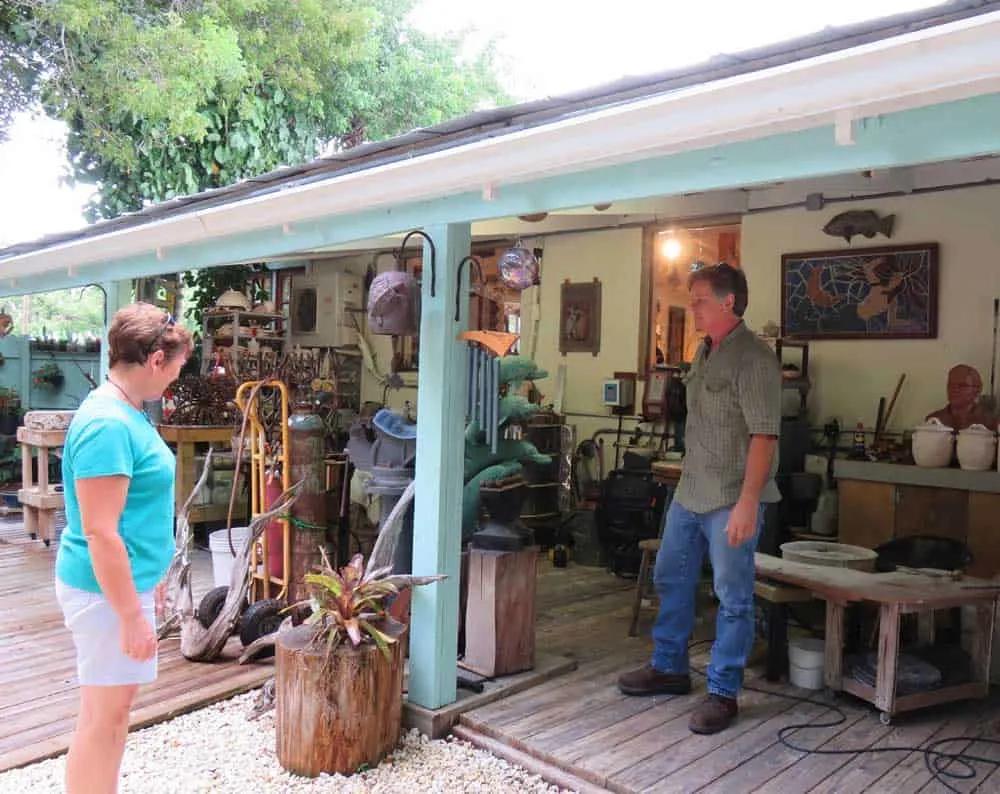 The Old Road Gallery along the Florida Keys Overseas Heritage Trail in Islamorada.