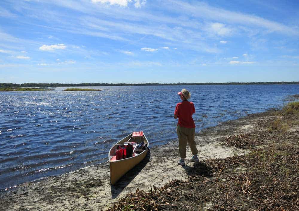 Lower Myakka Lake, inside the wilderness preserve, for which you need to get a permit at the ranger station.