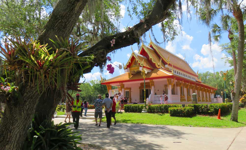 The ornate Tampa Thai temple is called Wat Mongkolratanaram or Wat Tampa.
