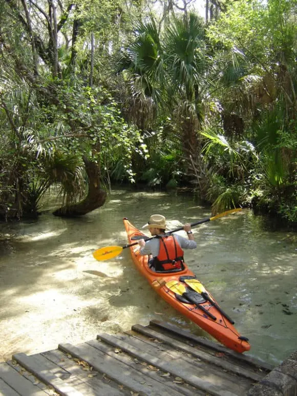 The water is so clear it looks like you're floating on air at Juniper Springs, Florida. (Photo: U.S. Forest Service.)