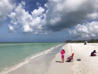 Florida's dramatic sky at Tigertail Beach in Marco Island. (Photo: Bonnie Gross)
