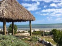 After Hurricane Irma in 2017, Long Key State Park built a picturesque chickee hut overlooking the beach. (Photo: Bonnie Gross)