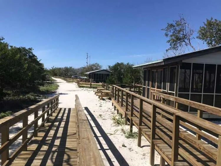 Camping facilities at Long Key State Park. (Photo: Bonnie Gross)