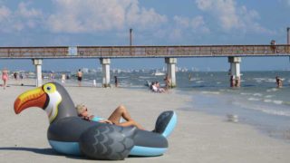 Fort Myers Beach has a broad beach with powdery sand and popular fishing pier. (Photo: Bonnie Gross)