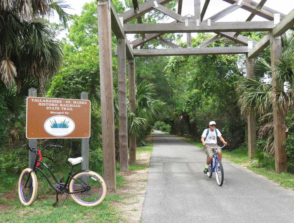 The Tallahassee-St. Marks Historic Railroad State Trail was Florida's first rail-to-trail, (Photo: Bonnie Gross)