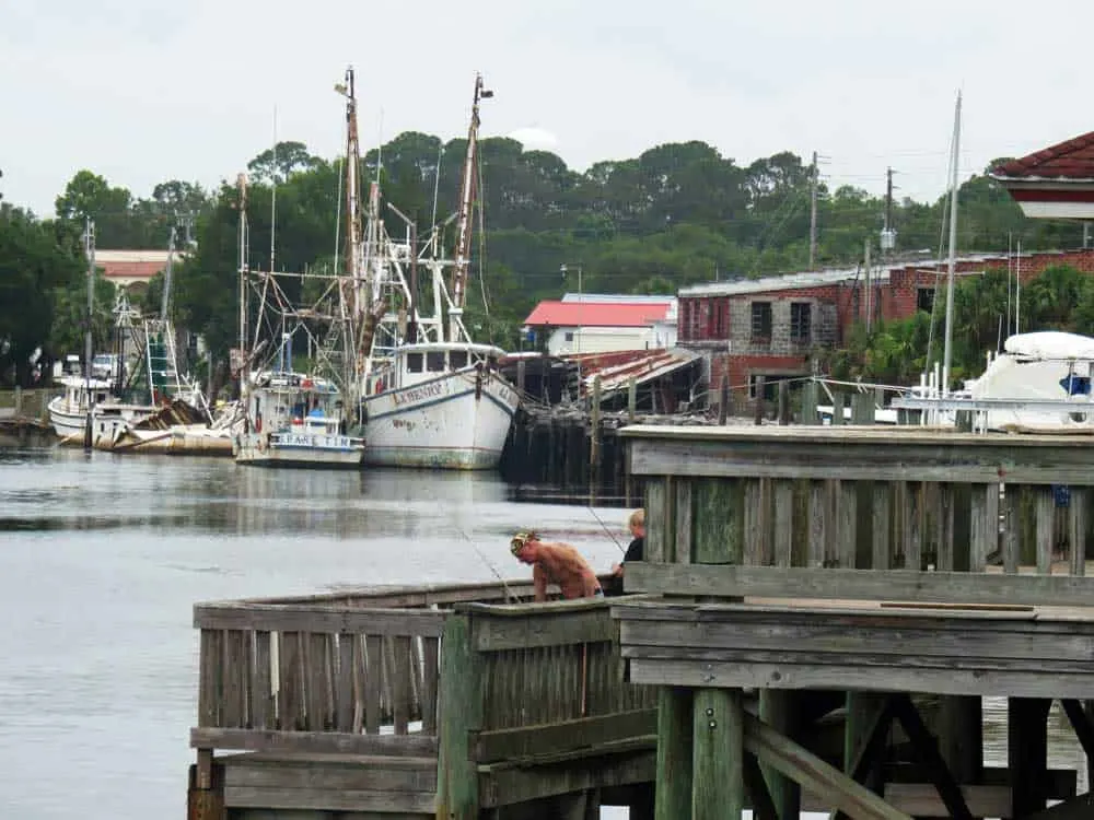 Carabelle is a historic fishing town with 3,000 residents and an attractive riverwalk along the Carabelle River. (Photo: Bonnie Gross)