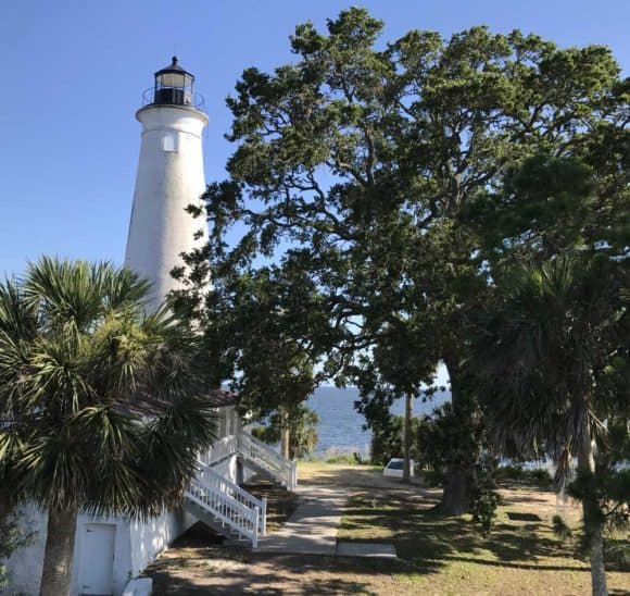 National Wildlife Refuges in Florida: The 1831 lighthouse at St. Marks National Wildlife Refuge. (Photo: Bonnie Gross)