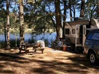 Campsite No. 15 at Three Rivers State Park