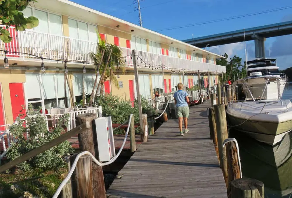 All the rooms at Gilbert's Resort face onto the docks and waterway. (Photo: David Blasco)