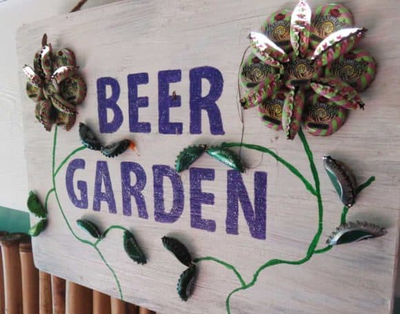 Garden at Florida Keys Beer Company. (Photo: Bonnie Gross)