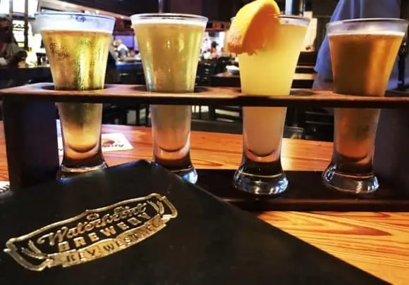 Sampler at Waterfront Brewery in Key West (Photo: Bonnie Gross)