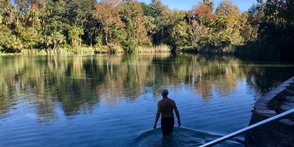 The swimming area at Alexander Springs in Ocala National Forest is excellent -- if you like 72 degree water. (Photo: Bonnie Gross)