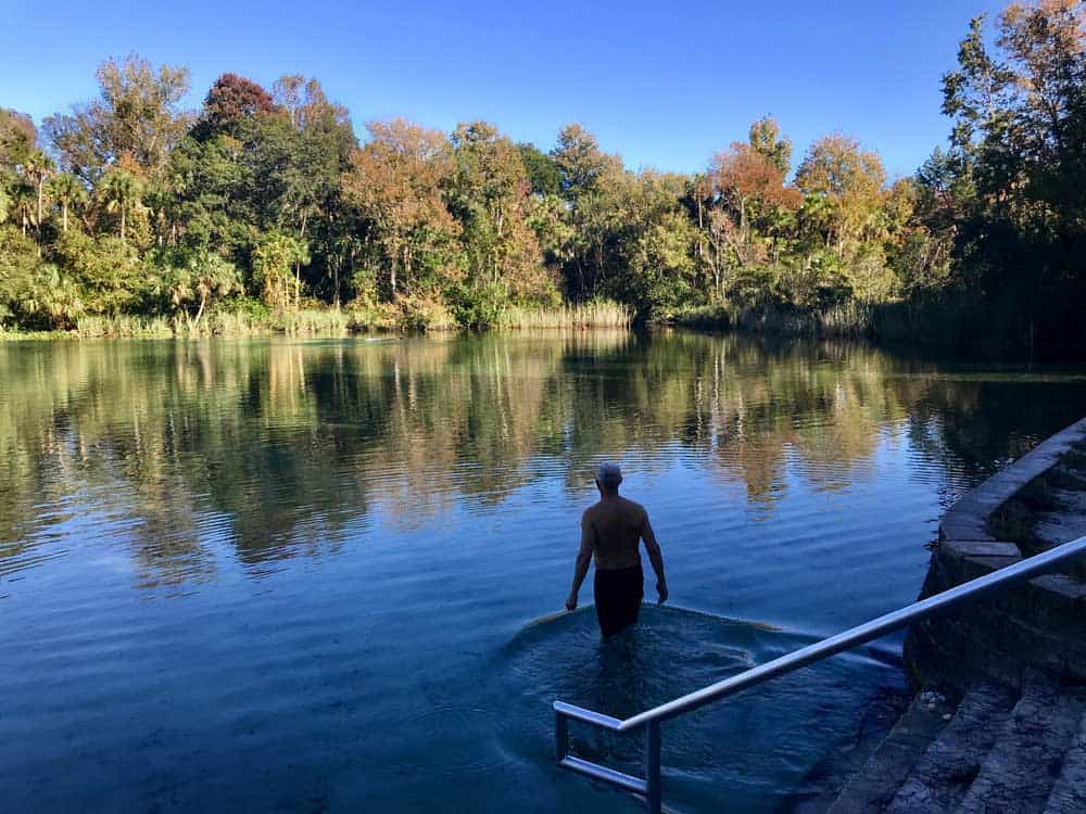 The swimming area at Alexander Springs in Ocala National Forest is excellent -- if you like 72 degree water. (Photo: Bonnie Gross)