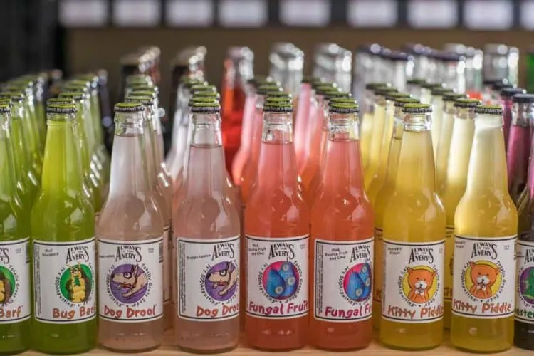 Some of the oddball soda flavors from Avery Soda, which is participating in the Sebring Soda Festival, April 5-6, 2019.