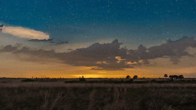 Night sky at sunset. Photo by Dick Scott, rcscottphotography.com