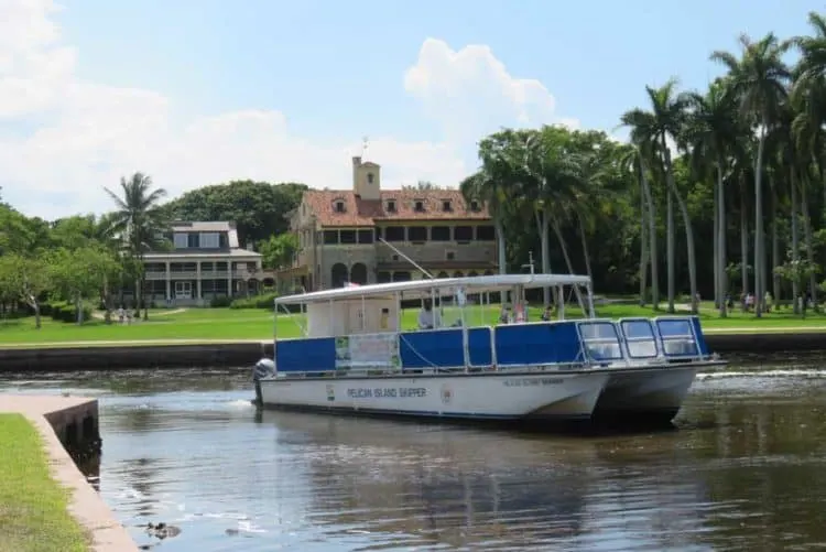 The Stiltsville Miami tour boat at Deering Estate. (Photo: David Blasco)