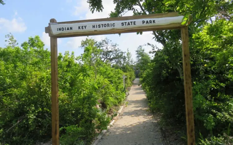 The paths at Indian Key Historic State Park follow the roadways of the 1830s town. (Photo: David Blasco)