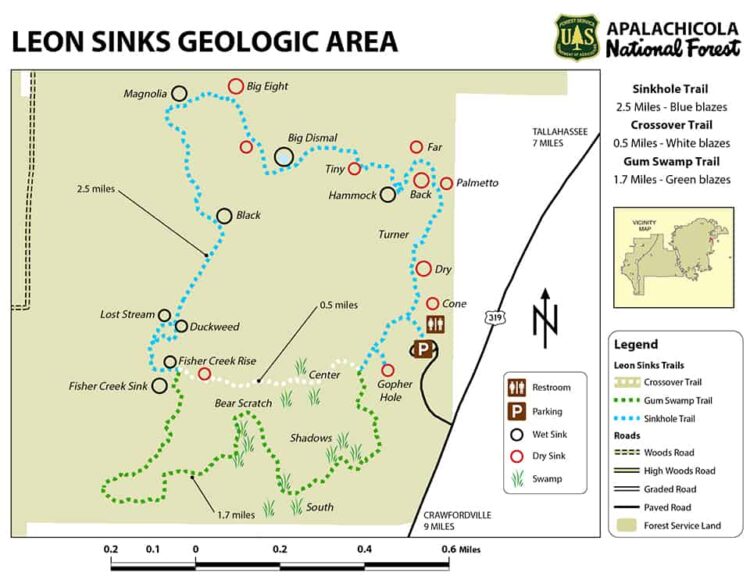 Leon Sinks leonsinkstrail Leon Sinks Geological Area: A favorite Panhandle day hike