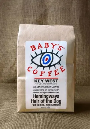 Key West shopping: Baby's Coffee for the buzz