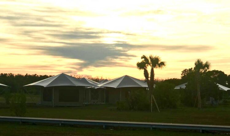Eco-tents in Flamingo at Everglades National Park
