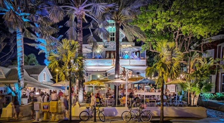 Free things to do in Key West: Fun without breaking your budget 2 Key West nighttime street scene (Photo by Bob Kyle)