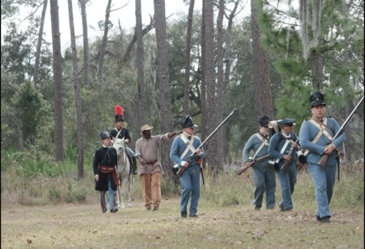 Dade Battlefield Historic State Park: A serene spot to learn about Florida's past 6 Re-enactors at Dade Battlefield Park (Photo: Florida State Parks)