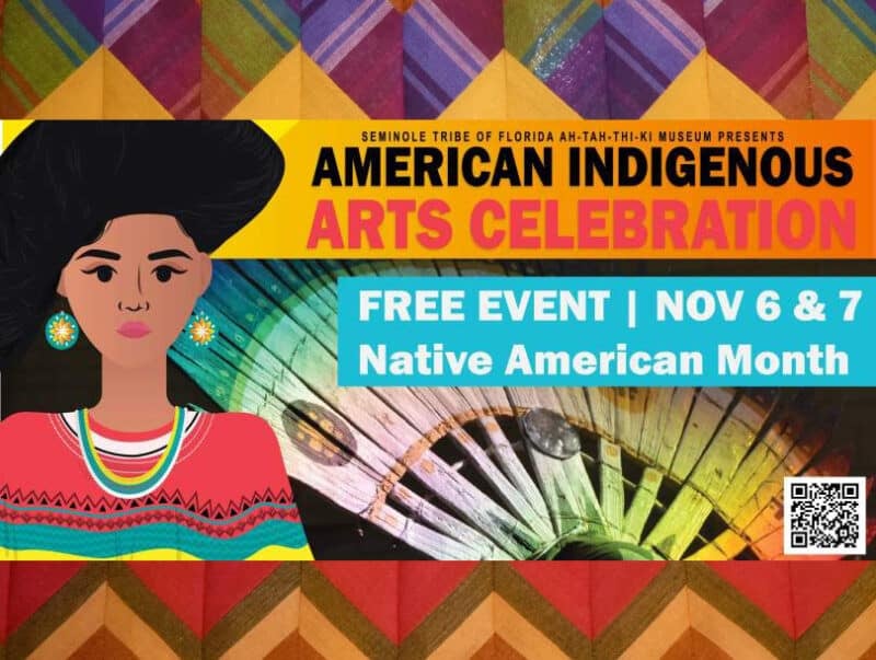 Seminoles American Indian Arts Celebration 2026 seminole festival 2 Seminoles American Indigenous Arts Celebration, Nov. 6-7, 2026