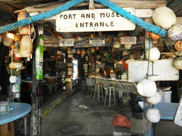 B.O’s Fish Wagon, 801 Caroline St., Key West, is virtually legendary for its funky Key West style.