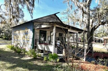 The Old Florida country store in the Barberville Pioneer Settlement along the River of Lakes Heritage Corridor. (Photo: Bonnie Gross)