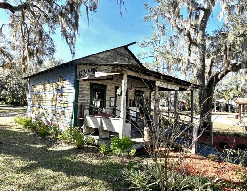 The Old Florida country store in the Barberville Pioneer Settlement along the River of Lakes Heritage Corridor. (Photo: Bonnie Gross)